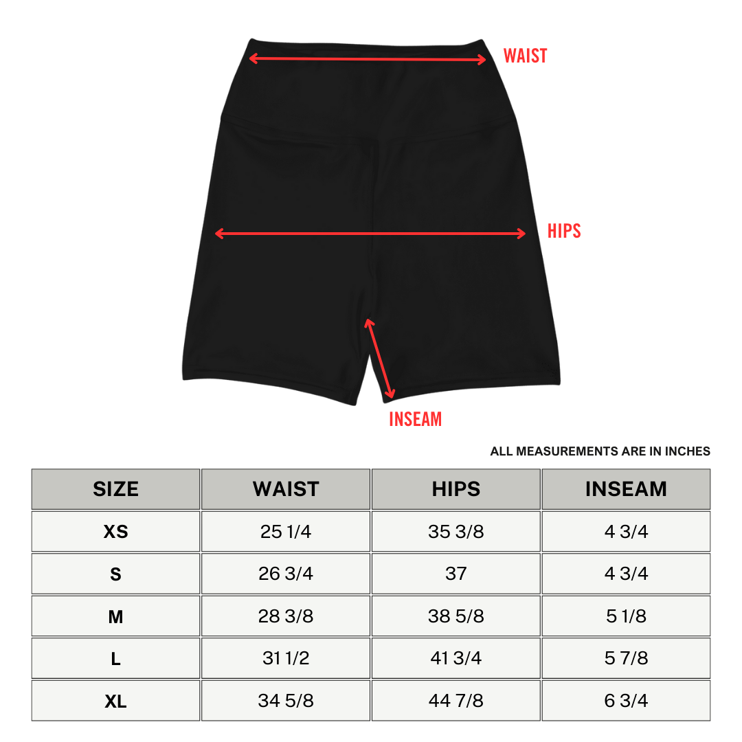 October Tiles Yoga Shorts