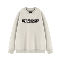Not Friendly Vintage Wash Fleece Sweatshirt