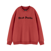 Dead Inside Vintage Wash Fleece Sweatshirt