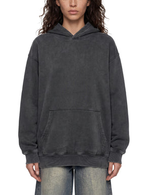 You Deserve to be Happy Acid Wash Fleece Hoodie