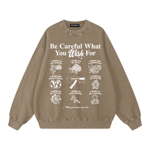 What You Wish For Acid Wash Sweatshirt