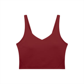 Bare Bones V-Neck Long Line Sports Bra