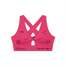 Mental Notes Twist Front Sports Bra