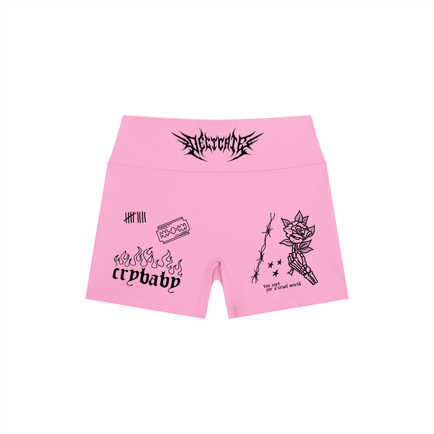 Mental Notes High Rise Yoga Shorts