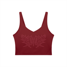 Lover Metal Font Long Line Sports Bra
