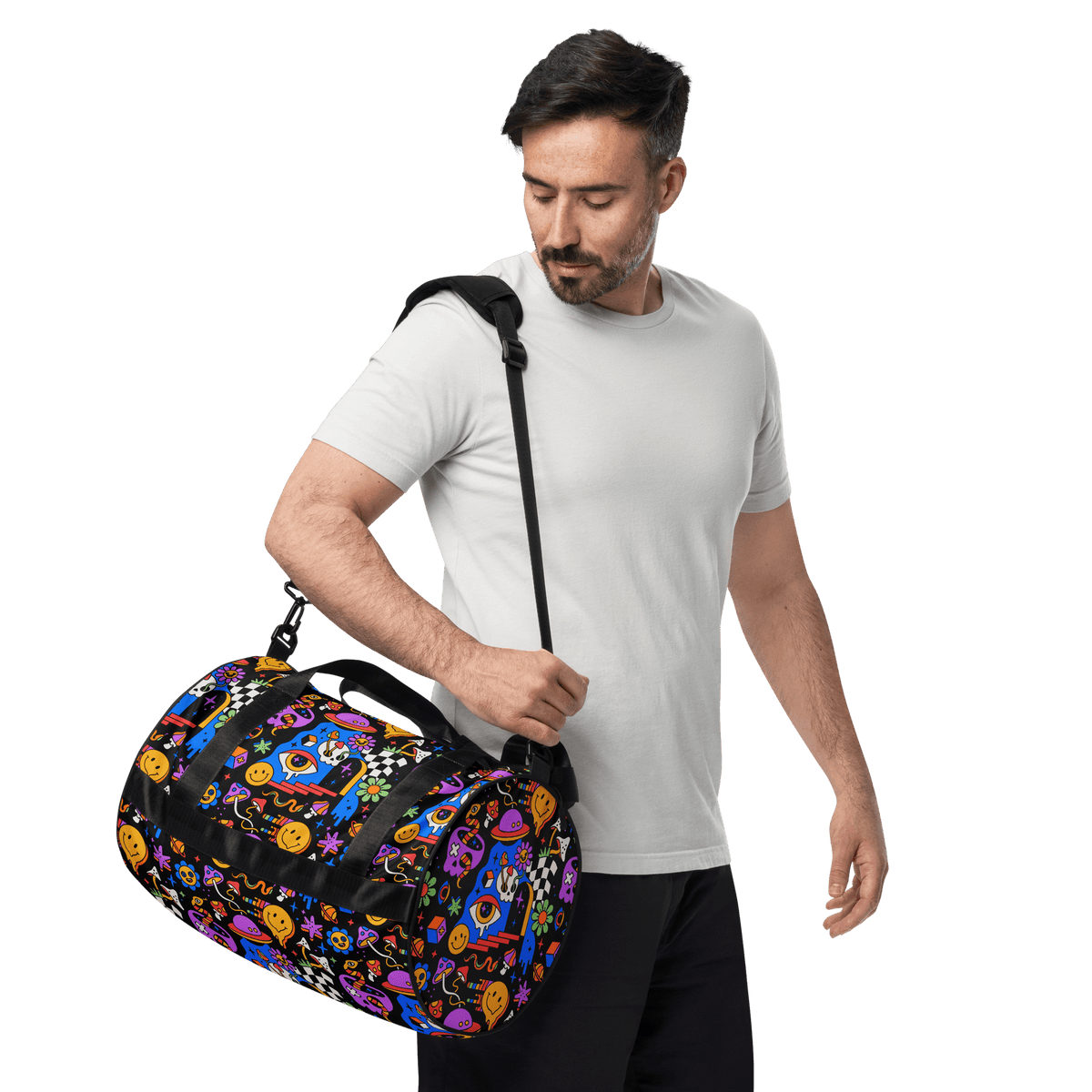 Acid Dream Duffle Bag - Goth Cloth Co.gymwear9076522_15155