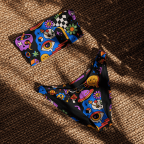 Acid Dreams Bandeau Bikini Top - Goth Cloth Co.6277137_22682