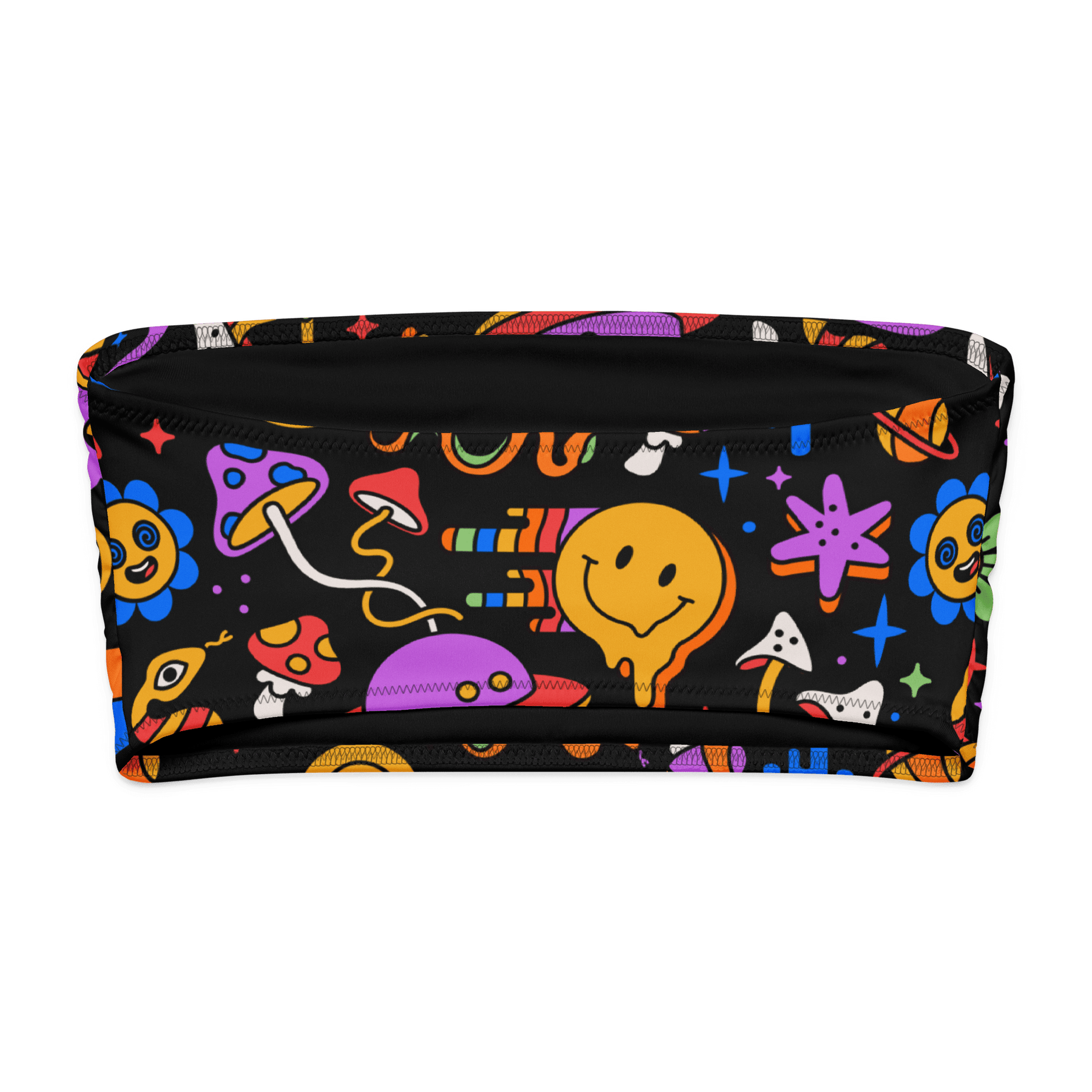 Acid Dreams Bandeau Bikini Top - Goth Cloth Co.6277137_22682