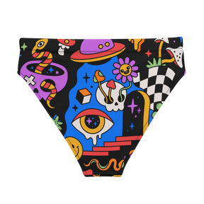 Acid Dreams High Waisted Sport Bikini Bottom - Goth Cloth Co.4032391_12042