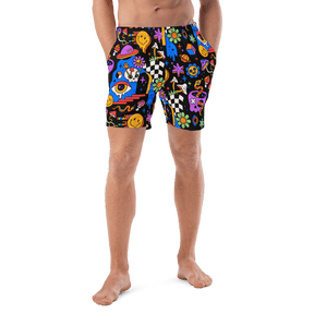 Acid Dreams Men's Lined Swim Trunks - Goth Cloth Co.9460326_14636