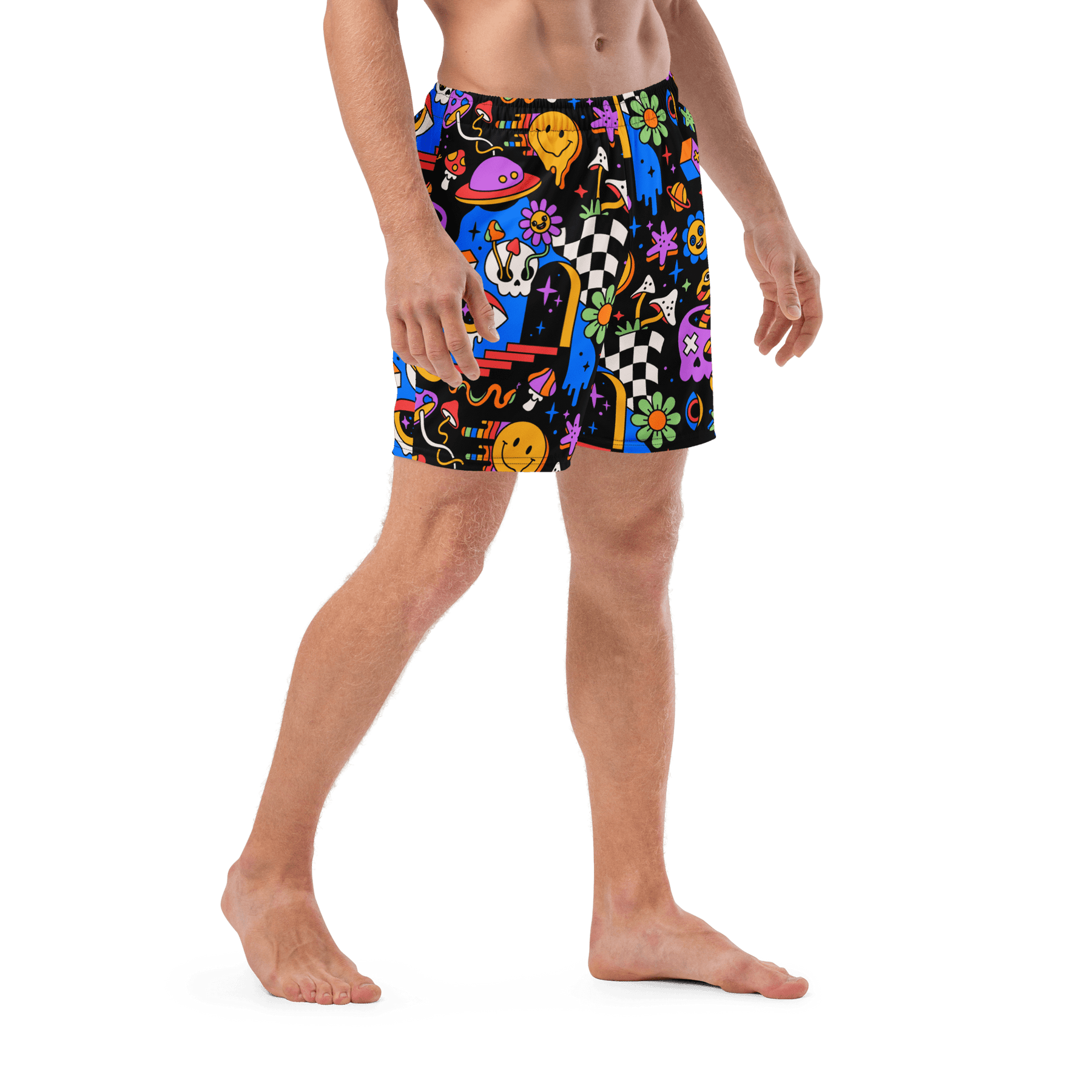 Acid Dreams Men's Lined Swim Trunks - Goth Cloth Co.9460326_14636