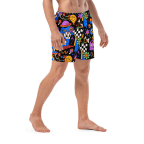 Acid Dreams Men's Lined Swim Trunks - Goth Cloth Co.9460326_14636