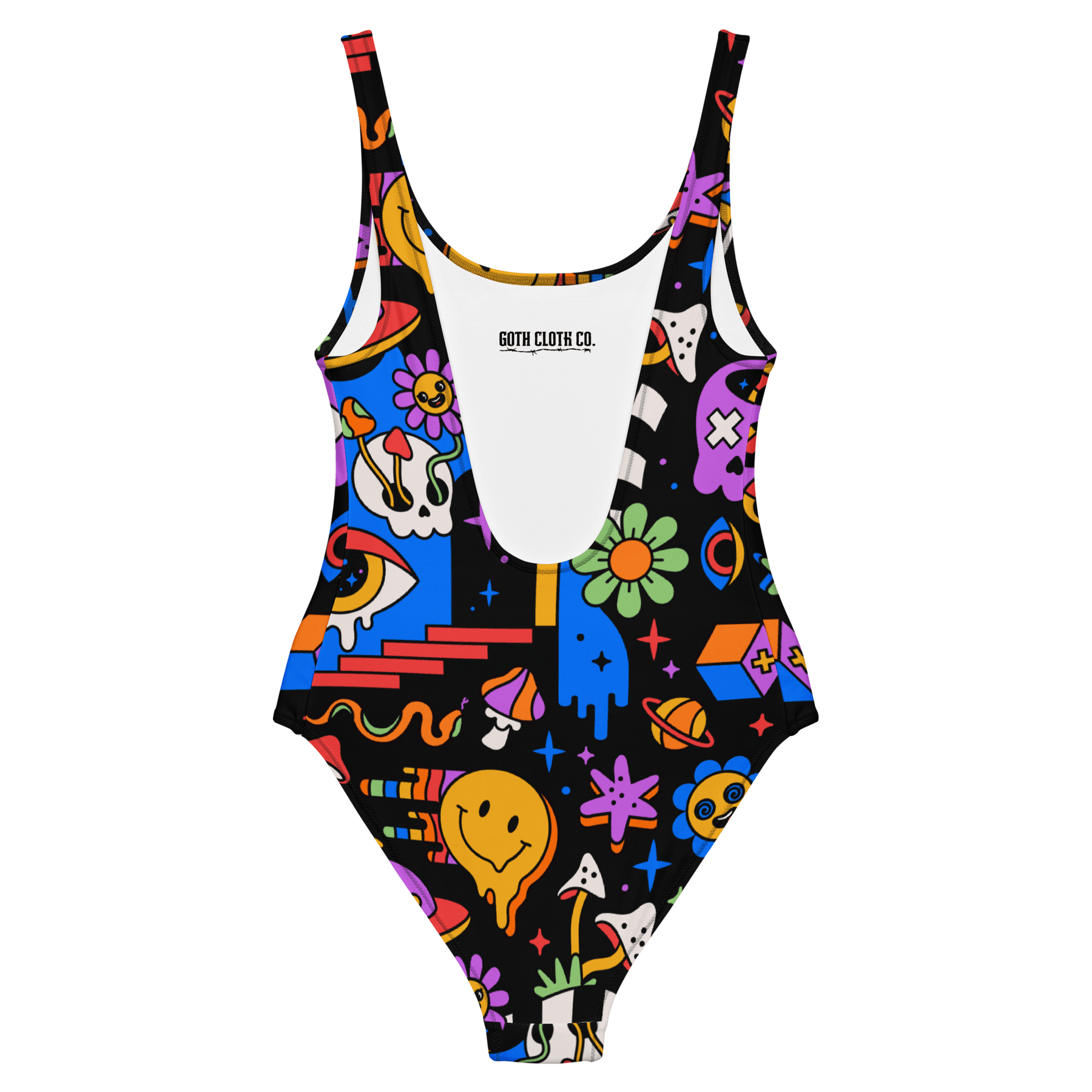 Acid Dreams One - Piece Swimsuit - Goth Cloth Co.1280084_9014