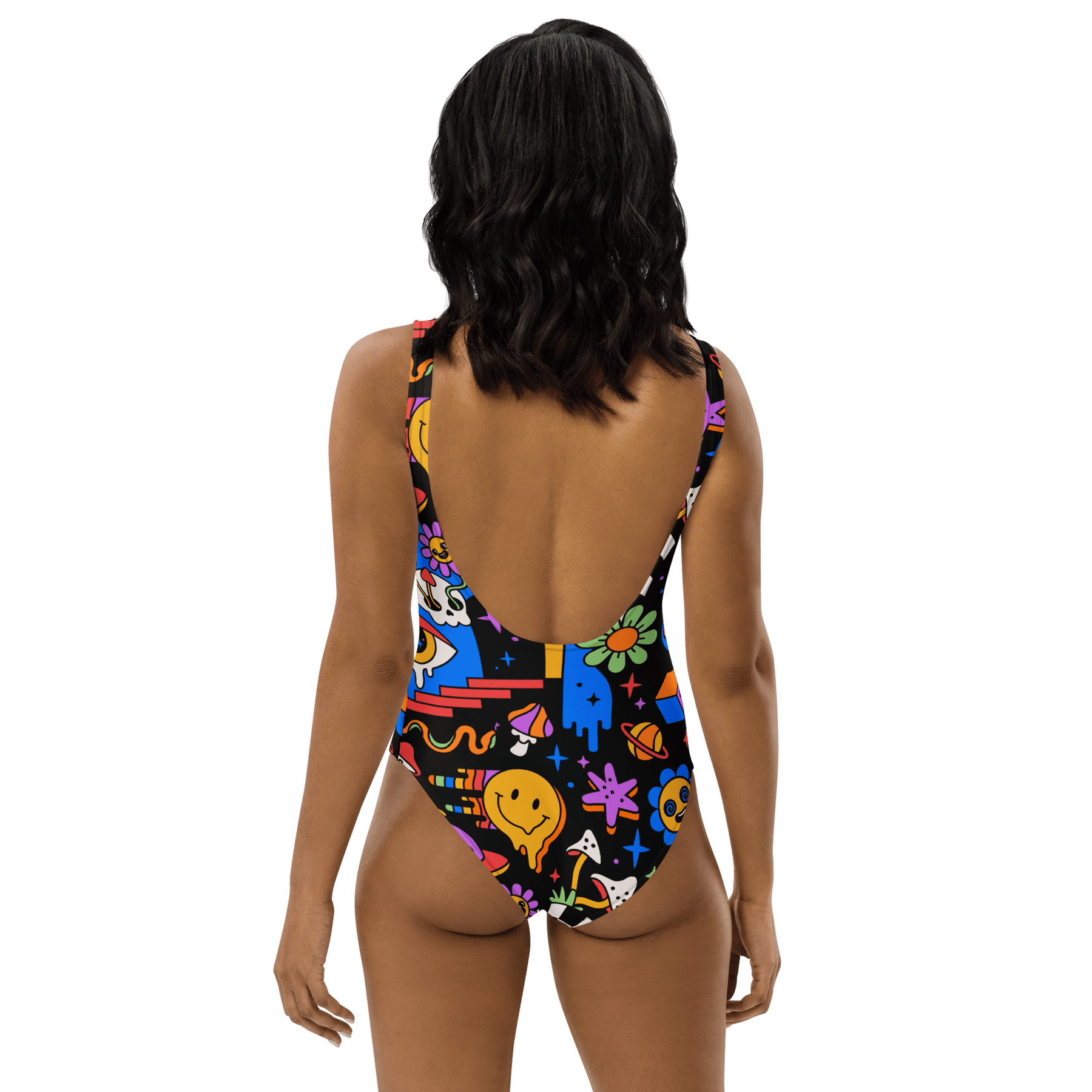 Acid Dreams One - Piece Swimsuit - Goth Cloth Co.1280084_9014