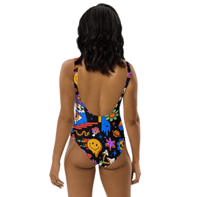 Acid Dreams One - Piece Swimsuit - Goth Cloth Co.1280084_9014