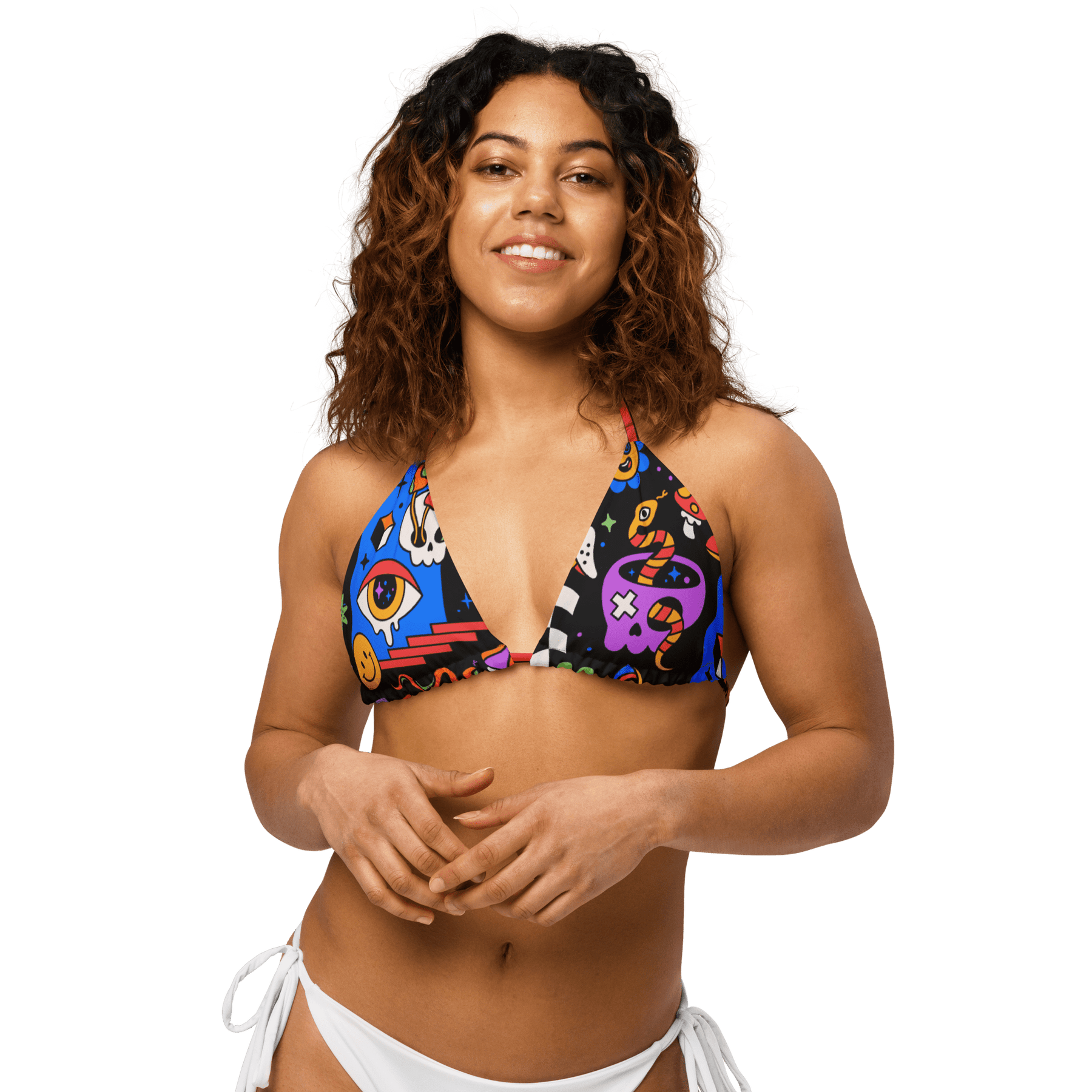 Acid Dreams String Bikini Top - Goth Cloth Co.2450249_16564