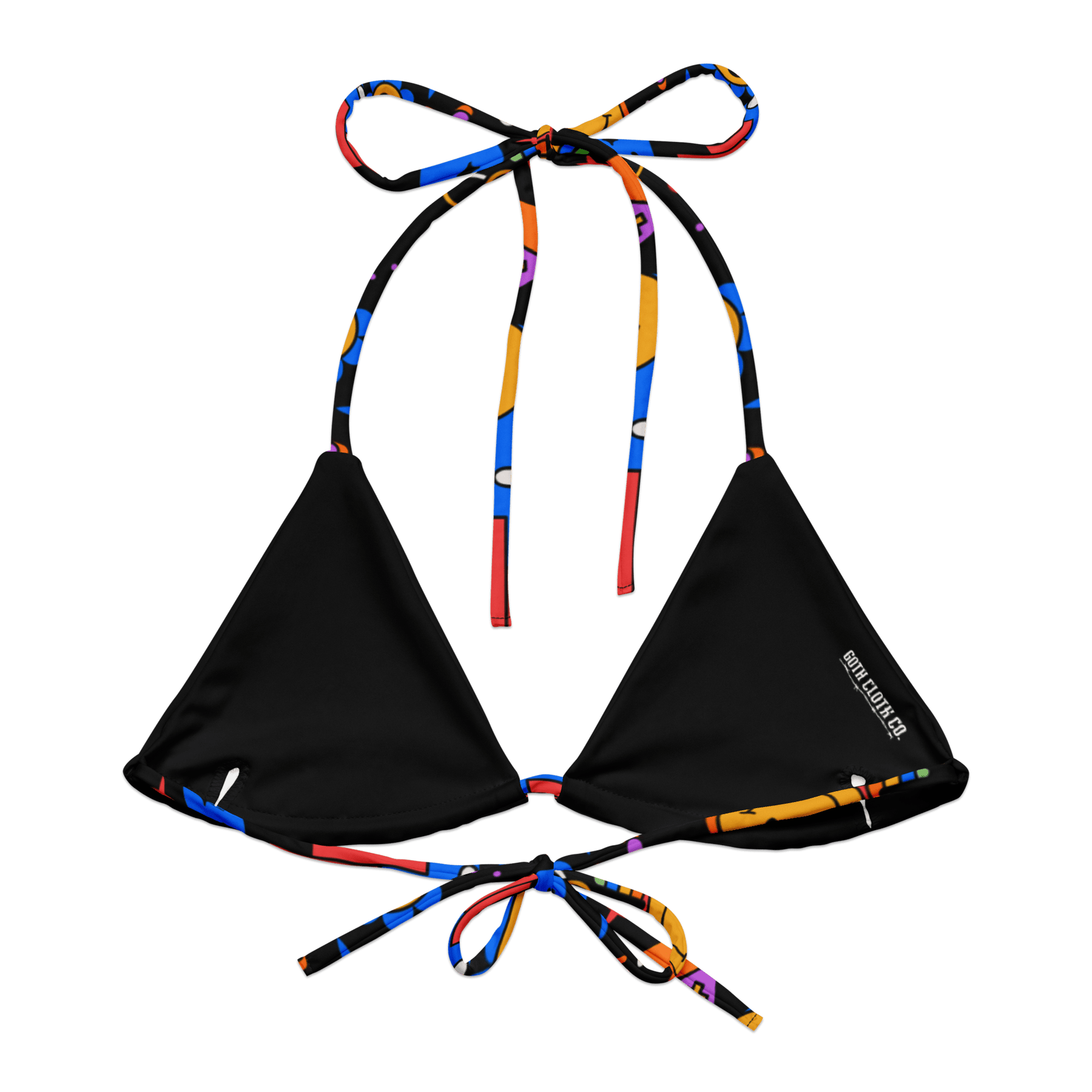 Acid Dreams String Bikini Top - Goth Cloth Co.2450249_16564