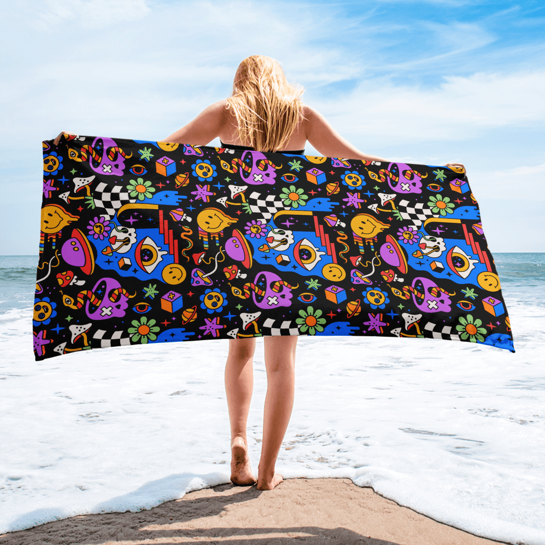Acid Dreams Towel - Goth Cloth Co.7477832_8874