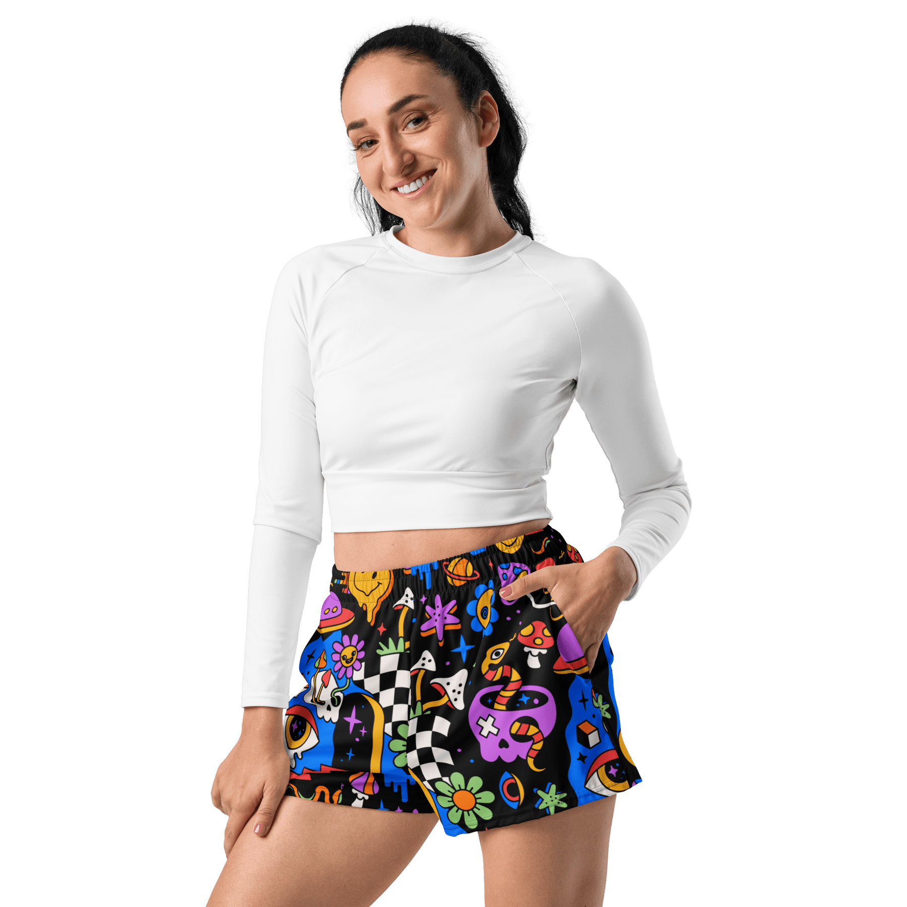 Acid Dreams Unisex Unlined Swim Trunks - Goth Cloth Co.6708470_9804