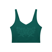 Lover Metal Font Long Line Sports Bra