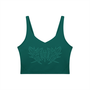 Lover Metal Font Long Line Sports Bra