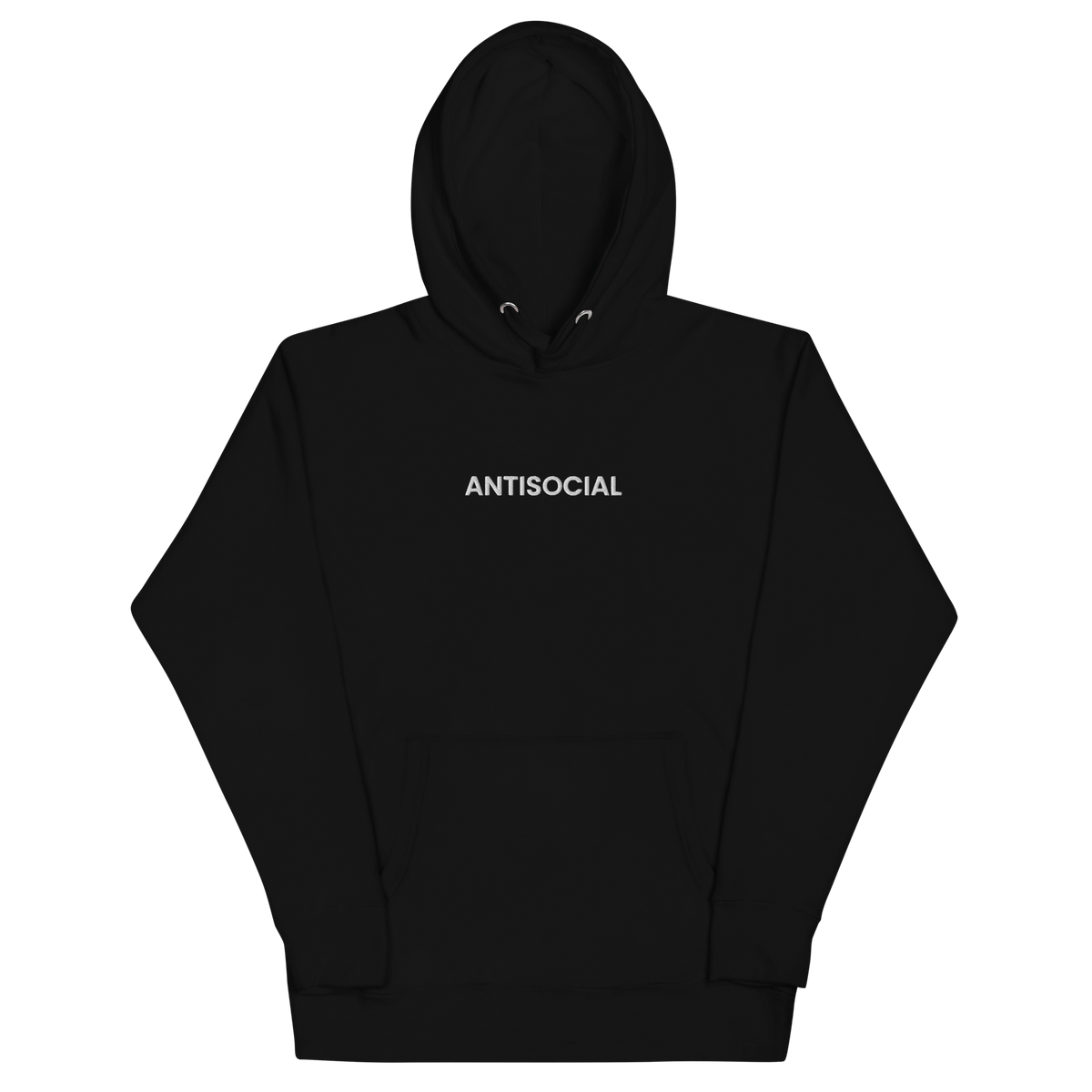 Antisocial Embroidered Hoodie - Goth Cloth Co.5415165_10779