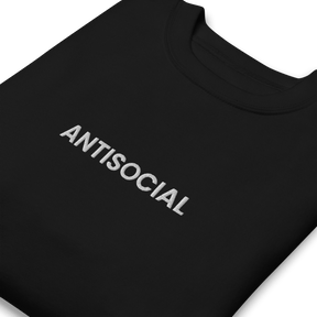 Antisocial Embroidered Unisex Sweatshirt - Goth Cloth Co.1458832_11254