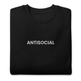 Antisocial Embroidered Unisex Sweatshirt - Goth Cloth Co.1458832_11254