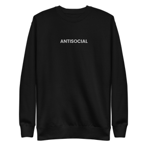 Antisocial Embroidered Unisex Sweatshirt - Goth Cloth Co.1458832_11254