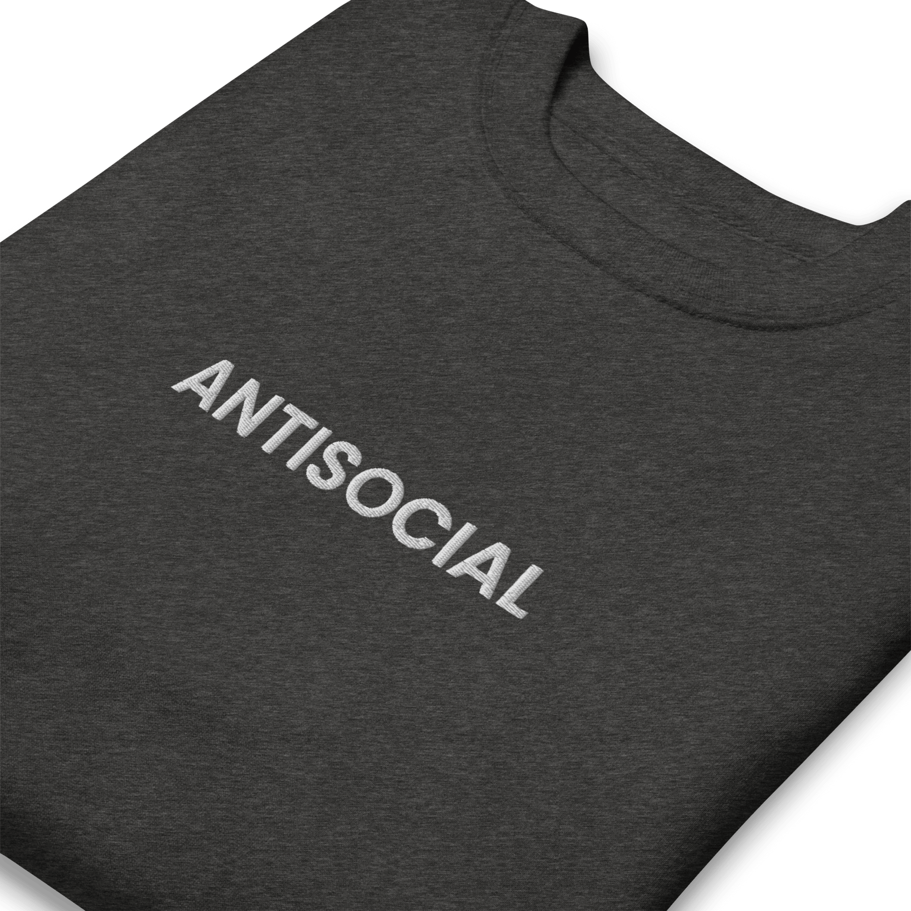 Antisocial Embroidered Unisex Sweatshirt - Goth Cloth Co.1458832_11259