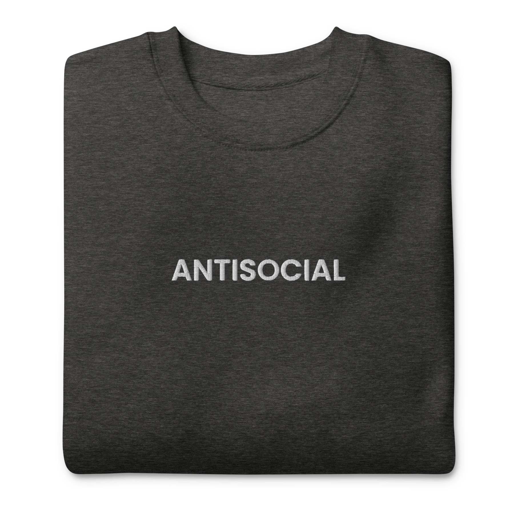 Antisocial Embroidered Unisex Sweatshirt - Goth Cloth Co.1458832_11259