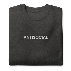 Antisocial Embroidered Unisex Sweatshirt - Goth Cloth Co.1458832_11259