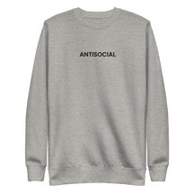 Antisocial Embroidered Unisex Sweatshirt - Goth Cloth Co.5845552_11244