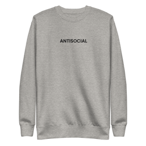 Antisocial Embroidered Unisex Sweatshirt - Goth Cloth Co.5845552_11244