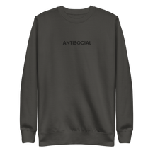 Antisocial Embroidered Unisex Sweatshirt - Goth Cloth Co.5845552_20363