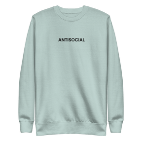 Antisocial Embroidered Unisex Sweatshirt - Goth Cloth Co.9131844_13950