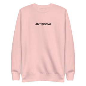 Antisocial Embroidered Unisex Sweatshirt - Goth Cloth Co.9131844_25544