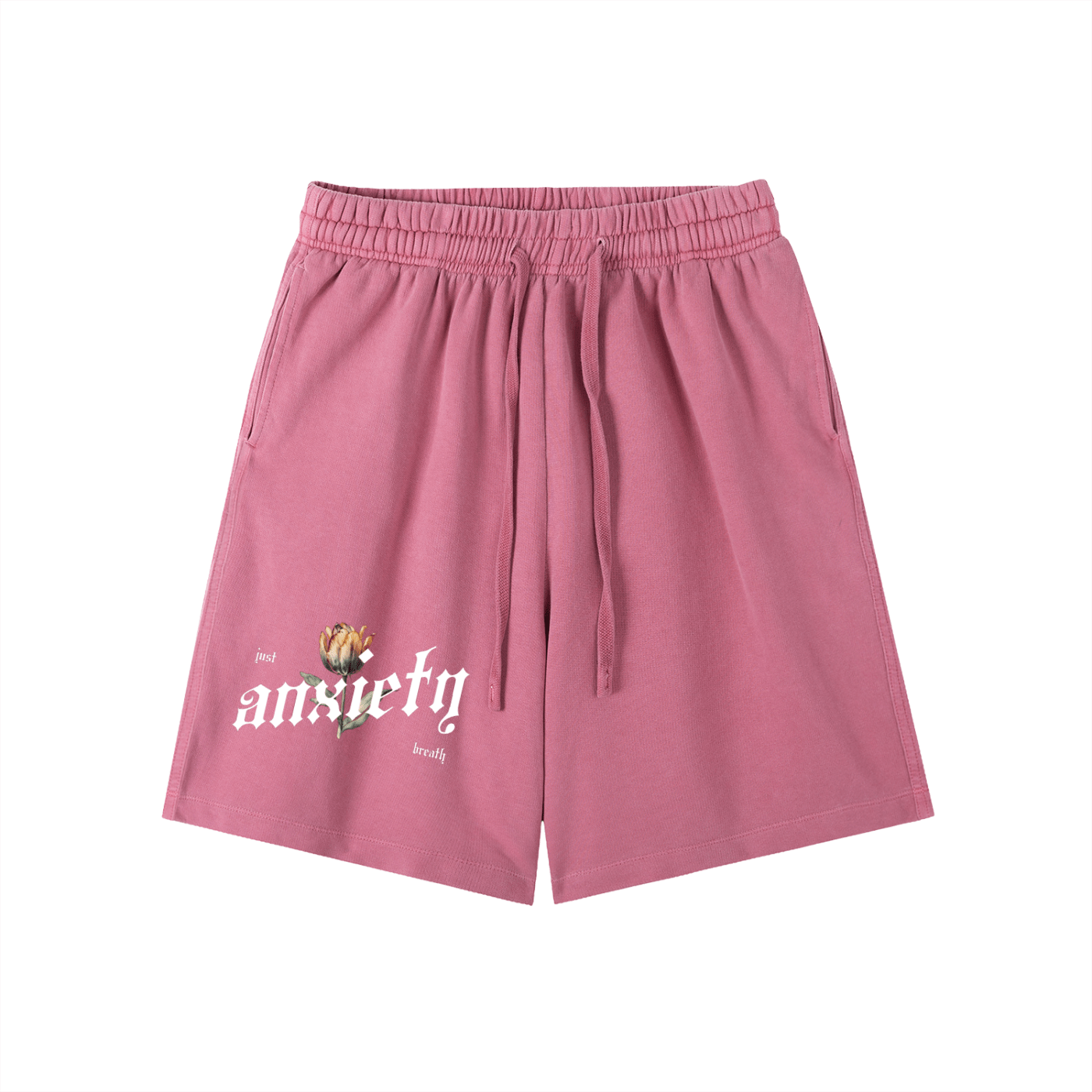 Anxiety Vintage Wash Cotton Shorts - Goth Cloth Co.251219PODPW0455011