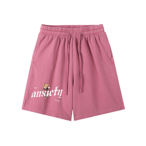 Anxiety Vintage Wash Cotton Shorts - Goth Cloth Co.251219PODPW0455011