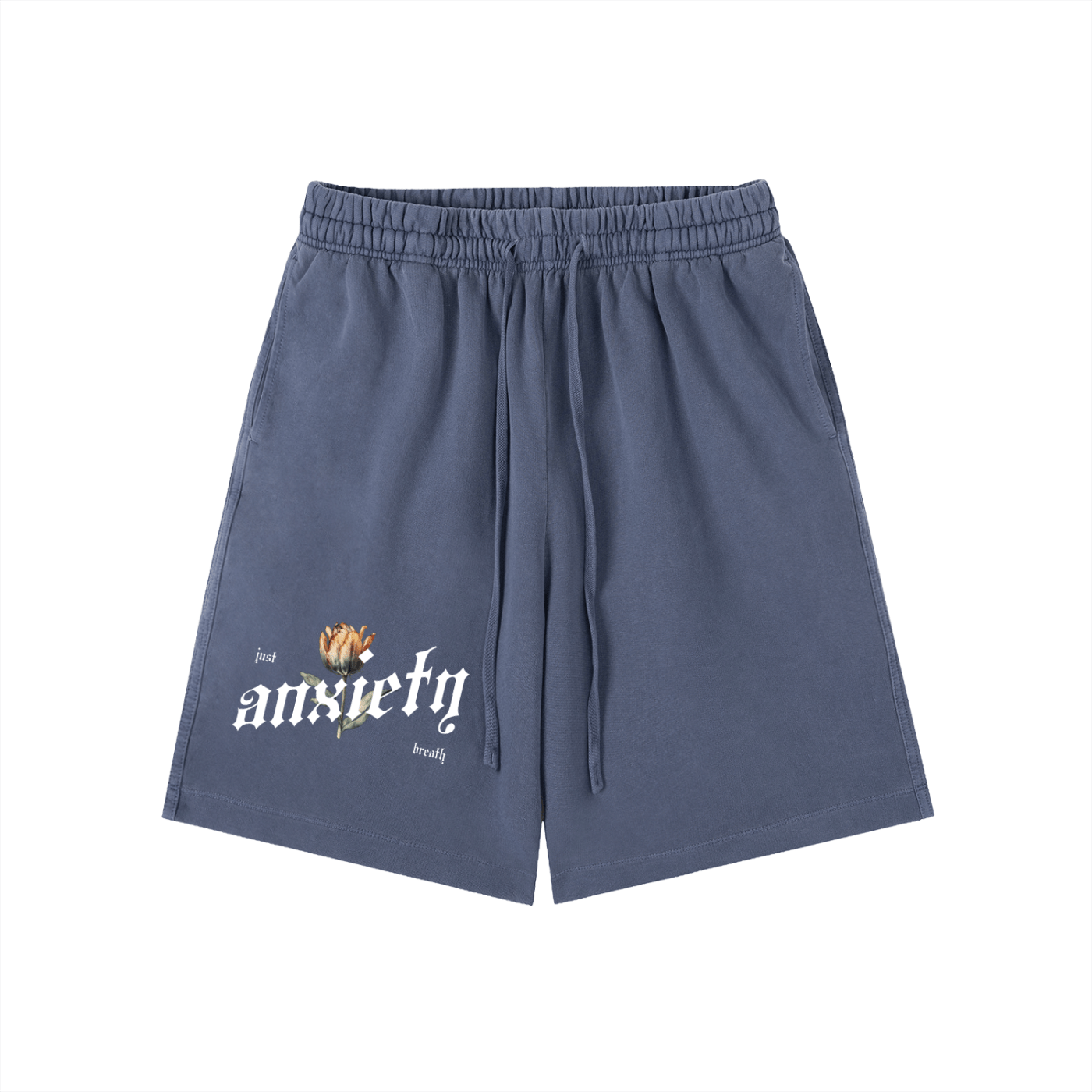 Anxiety Vintage Wash Cotton Shorts - Goth Cloth Co.251219PODPW0455026