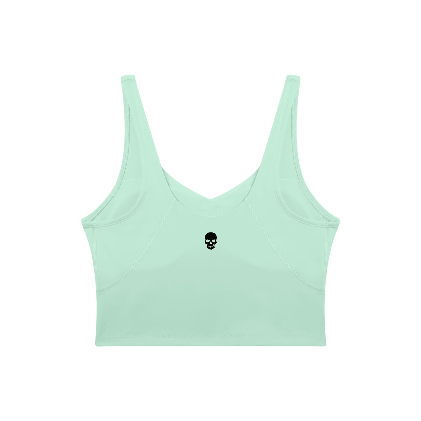 Anxious V-Neck Long Line Sports Bra - Goth Cloth Co.260709PODAC1361001