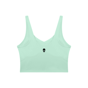 Anxious V-Neck Long Line Sports Bra - Goth Cloth Co.260709PODAC1361001