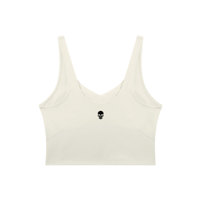 Anxious V-Neck Long Line Sports Bra - Goth Cloth Co.260709PODAC1361011