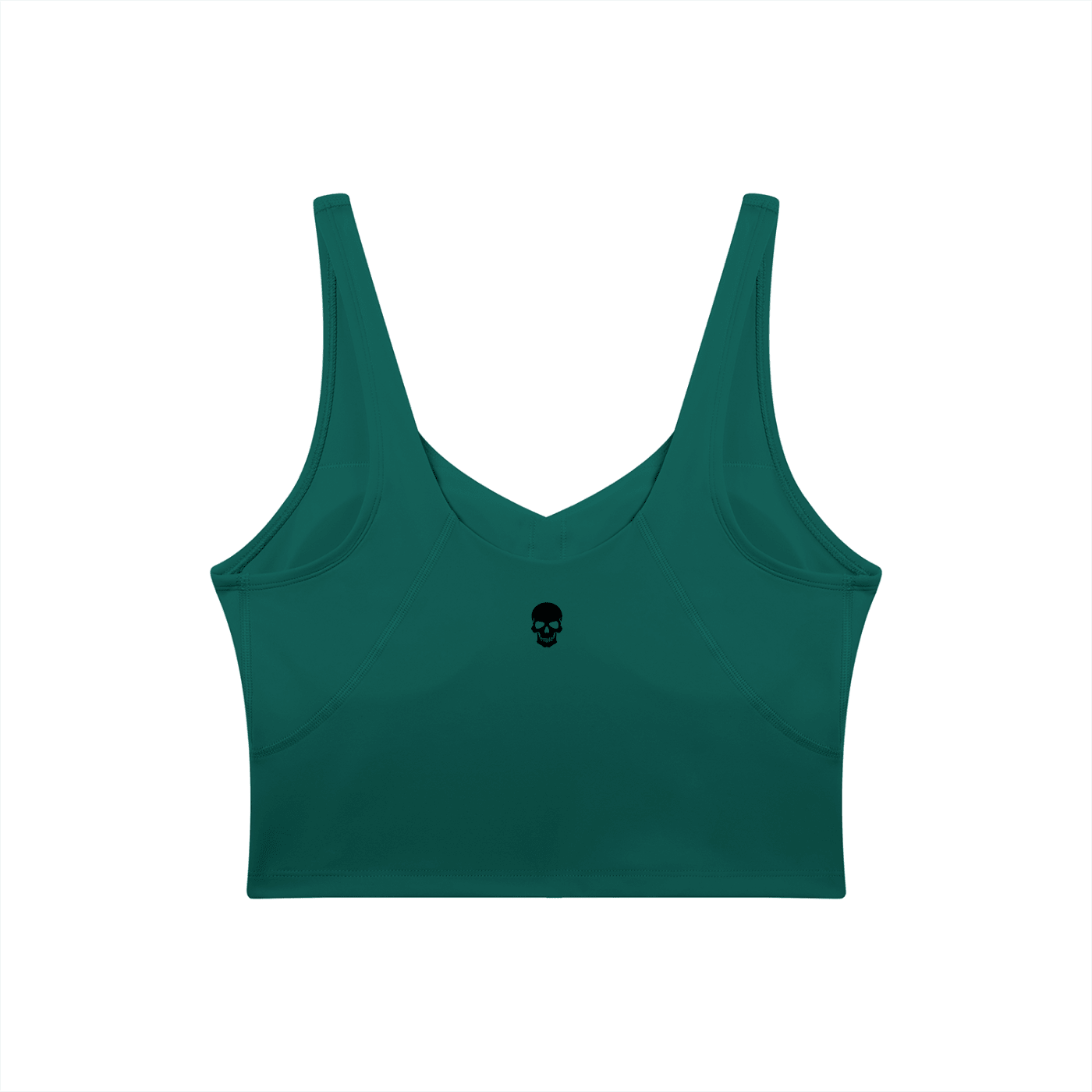 Anxious V-Neck Long Line Sports Bra - Goth Cloth Co.260709PODAC1361021