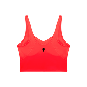 Anxious V-Neck Long Line Sports Bra - Goth Cloth Co.260709PODAC1361026