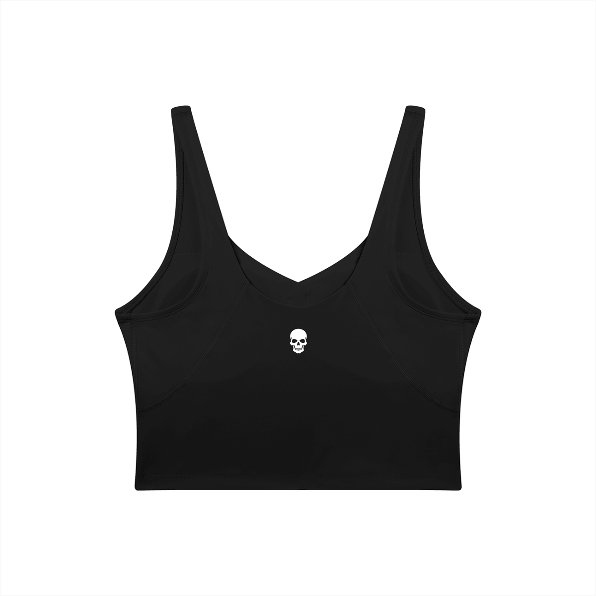 Anxious V-Neck Long Line Sports Bra - Goth Cloth Co.260709PODAC1363001