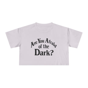 Are You Afraid of the Dark Crop Top - Goth Cloth Co.T-Shirt10333658390786249934
