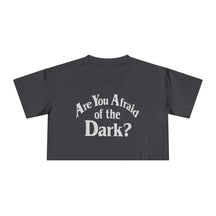Are You Afraid of the Dark Crop Top - Goth Cloth Co.T-Shirt47649227517195428025