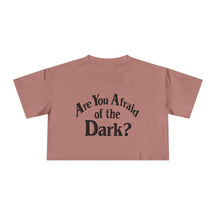 Are You Afraid of the Dark Crop Top - Goth Cloth Co.T-Shirt74275516093919144841
