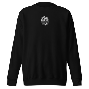 As Above So Below Embroidered Sweatshirt - Goth Cloth Co.4819107_11259